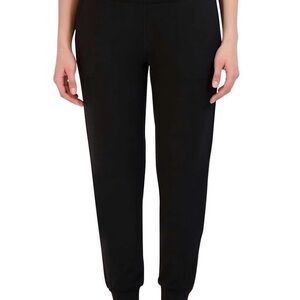 Sage Ladies' Pull On Jogger Pants with Pockets, Black XL